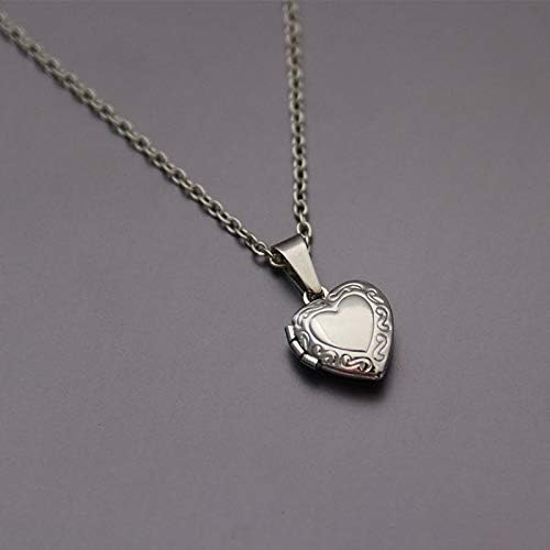 Heart locket necklace